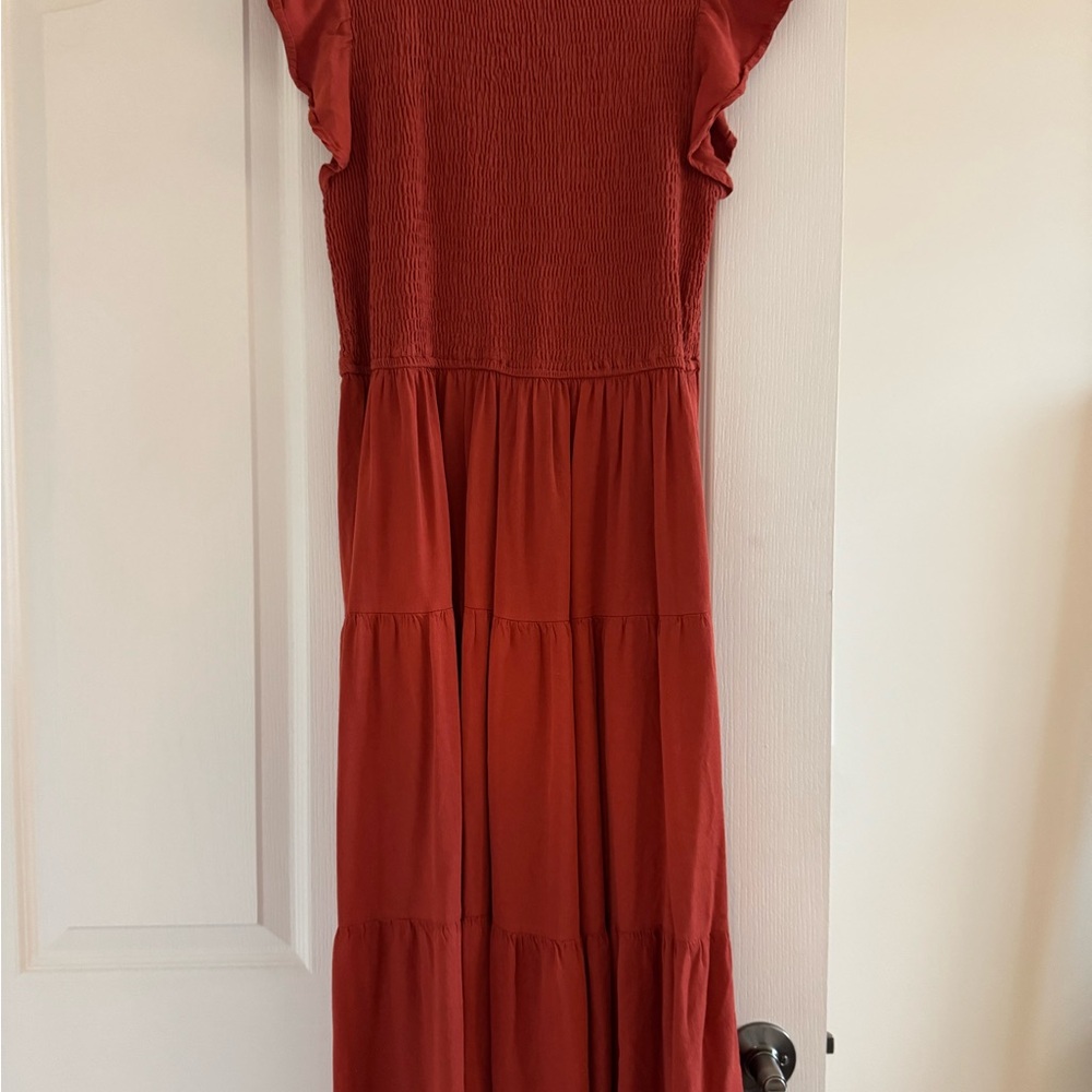 Rust Maxi Dress
